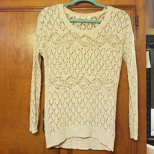 Tan knit sweater